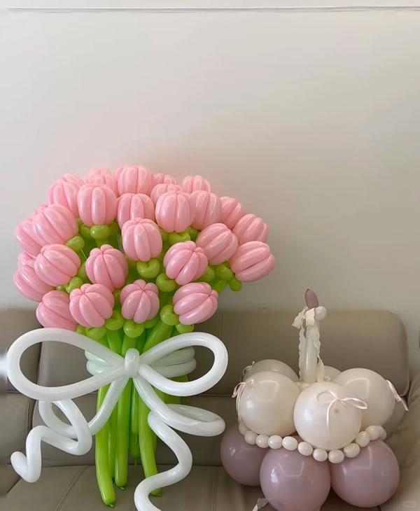 气球手捧花-图一